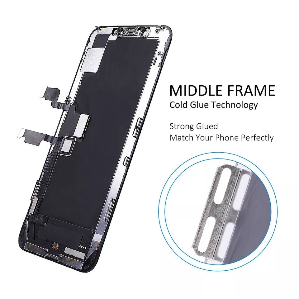 Ecran display lcd apple iphone incell hd hd+ fhd premium negru jhx xs max [4]
