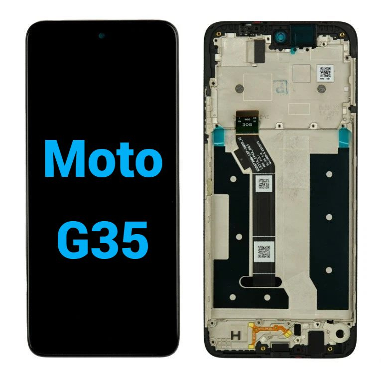 Ecran display lcd moto negru cu rama Motorola G35 XT2433-3  XT2433-5 [1]