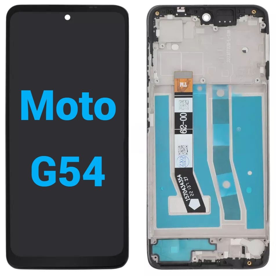 Ecran display lcd moto negru cu rama Motorola G54 XT2343-1  XT2343-2 [1]