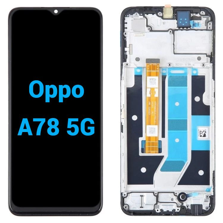 Ecran display lcd oppo realme negru cu rama Oppo A78 5G CPH2483 CPH2495 [1]