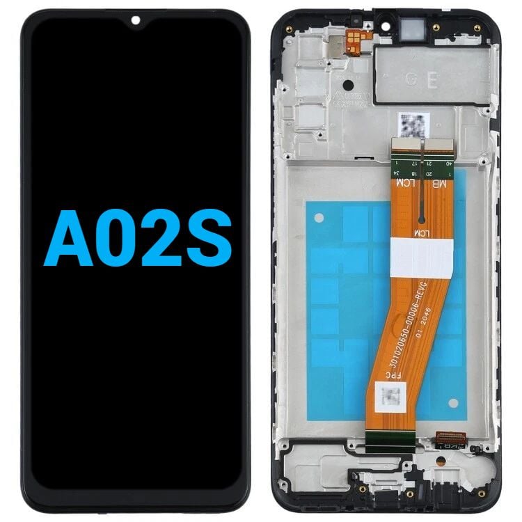 Ecran display lcd samsung galaxy negru a02s a025 cu rama [1]