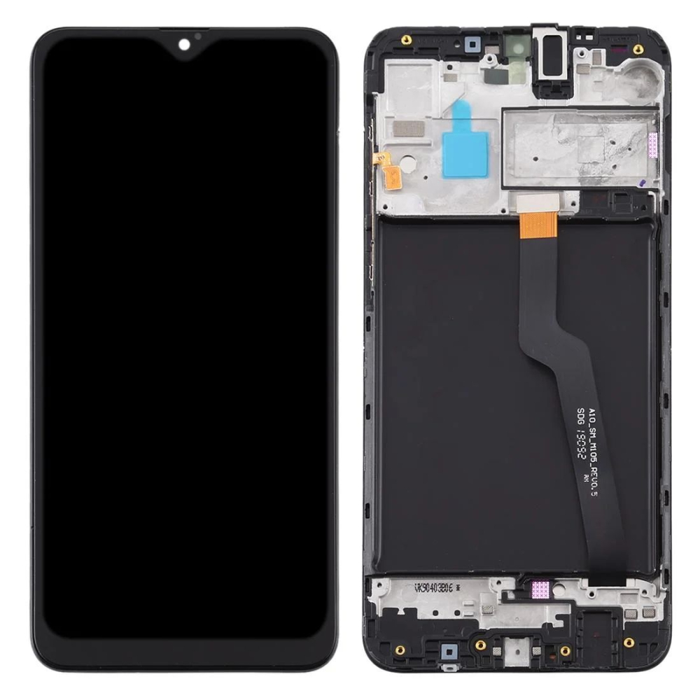 Ecran display lcd samsung galaxy negru cu rama a10 a105 [2]