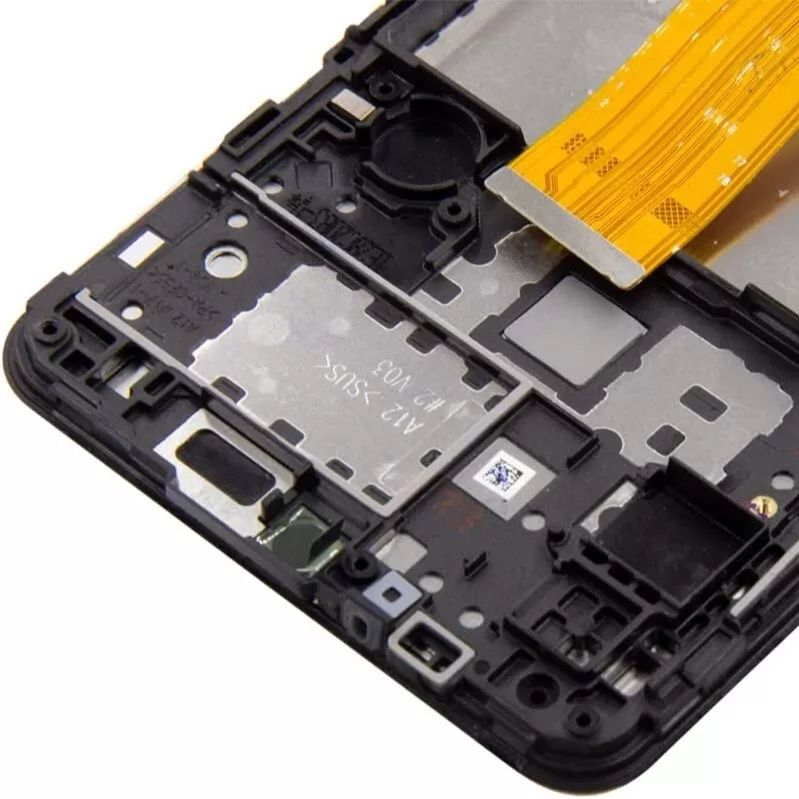 Ecran display lcd samsung galaxy negru cu rama a12 a125 a12 nacho a127 [2]