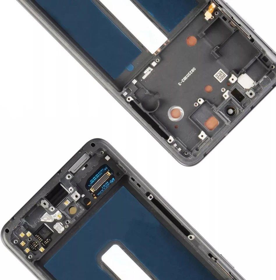 Ecran display lcd samsung galaxy negru s21 fe g990 soft oled cu rama [3]