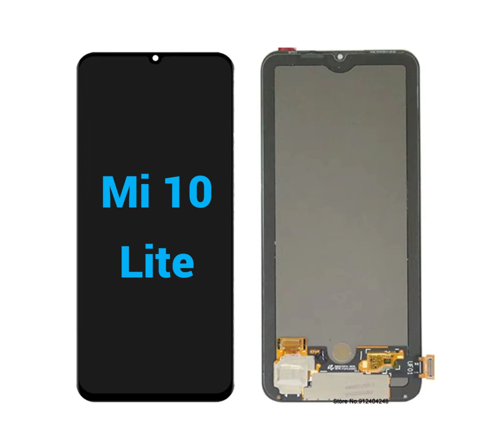 Ecran display lcd xiaomi redmi negru Mi 10 Lite 5G  M2002J9G M2002J9S  Xiaomi Mi 10 Lite Zoom 5G M2009J9C Redmi 10X 5G M2004J7AC Redmi 10X Pro 5G M2004J7BC [1]