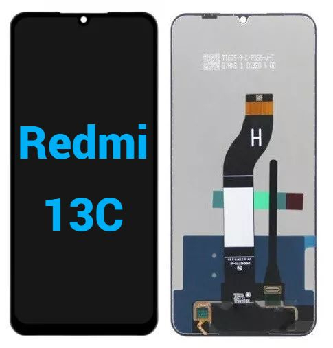 Ecran display lcd xiaomi redmi negru    Xiaomi Redmi 13C 4G  5G 23100RN82L  23106RN0DA  23108RN04Y  2311DRN14I Poco C65 2310FPCA4G [1]