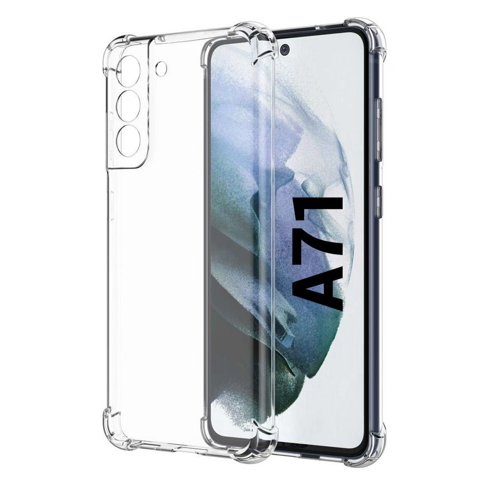 Husa de silicon antisoc pentru sansung a71 a715  transparent floveme [1]