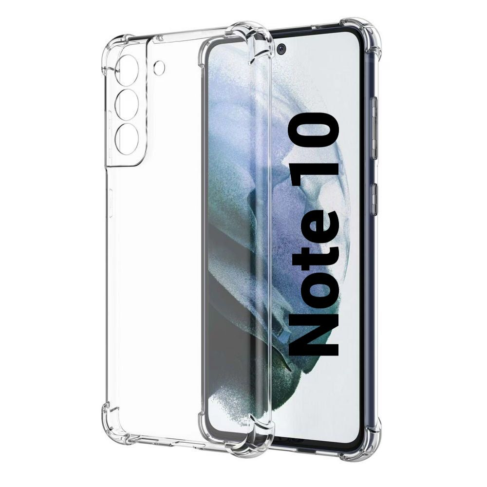 Husa de silicon antisoc pentru sansung note 10 n970  transparent floveme [1]
