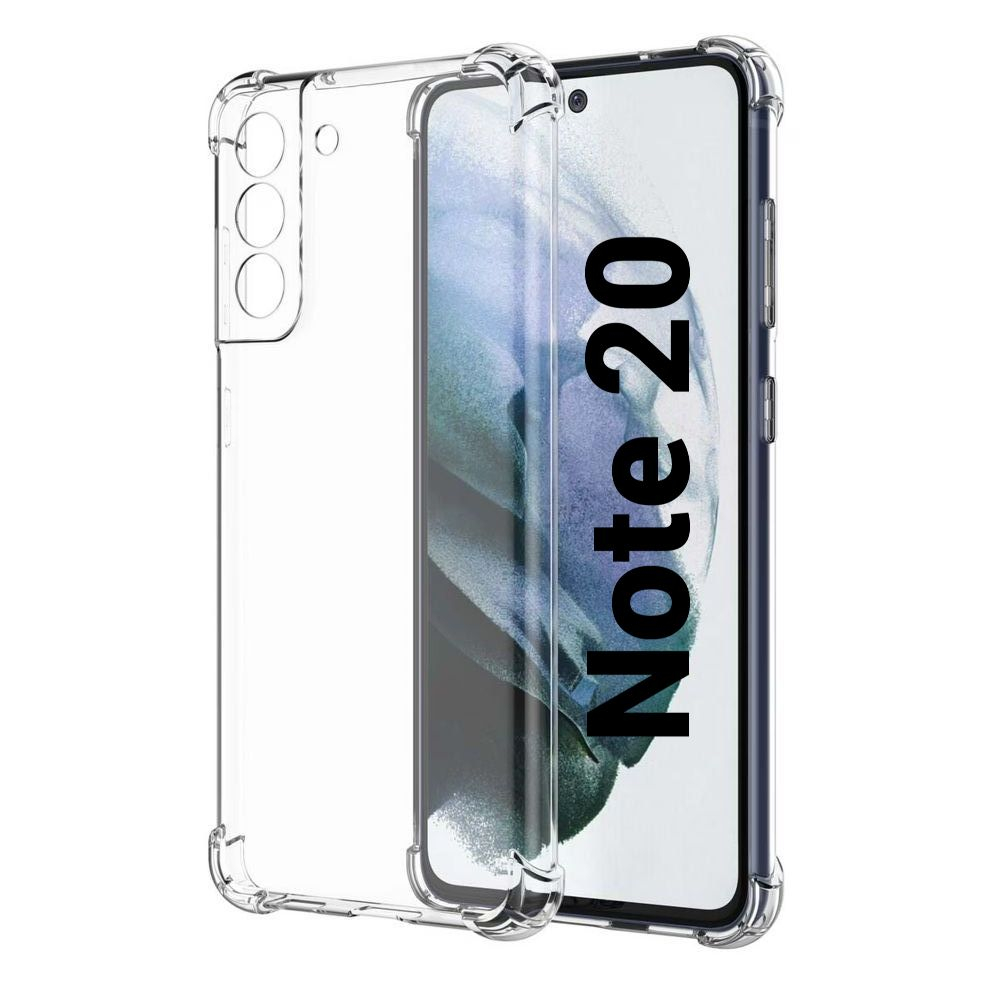 Husa de silicon antisoc pentru sansung note 20 n980  transparent floveme [1]
