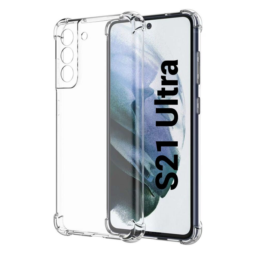 Husa de silicon antisoc pentru sansung s21 ultra g998  transparent floveme [1]