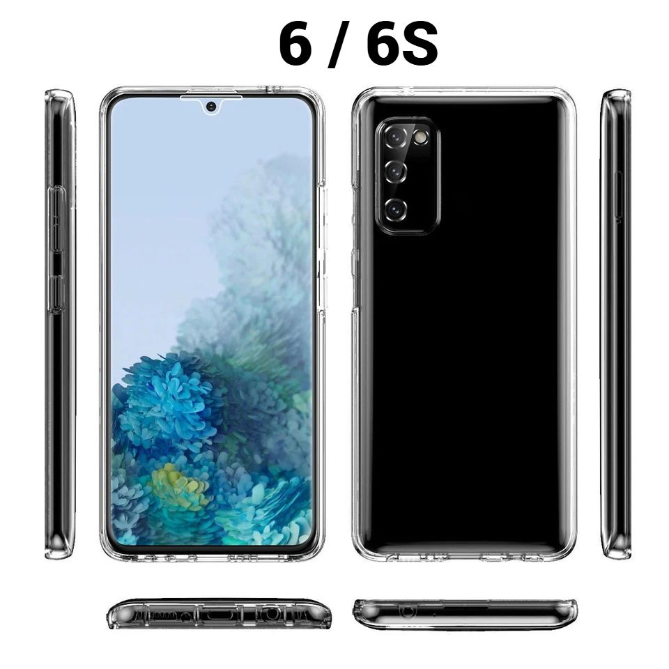 Husa 360 full cover 360 grade pentru iphone 6 6s transparent [7]