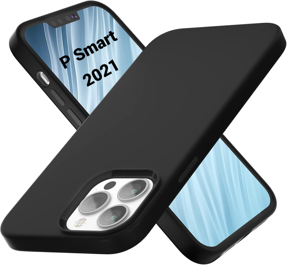 Husa de silicon ultra slim pentru huawei p smart 2021 PPA-LX1, PPA-LX2  negru candy [1]