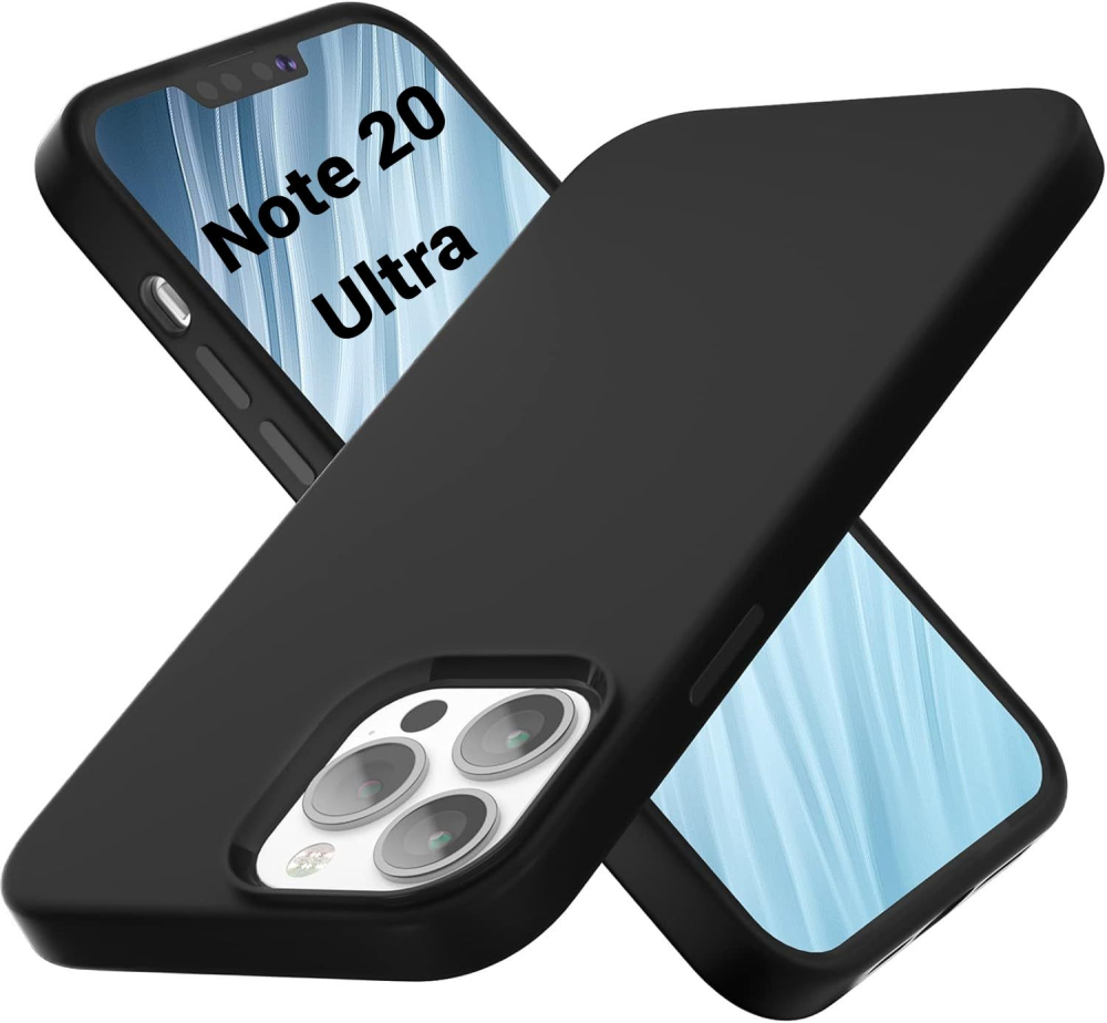 Husa de silicon ultra slim pentru samsung note 20 ultra n985 negru candy [1]