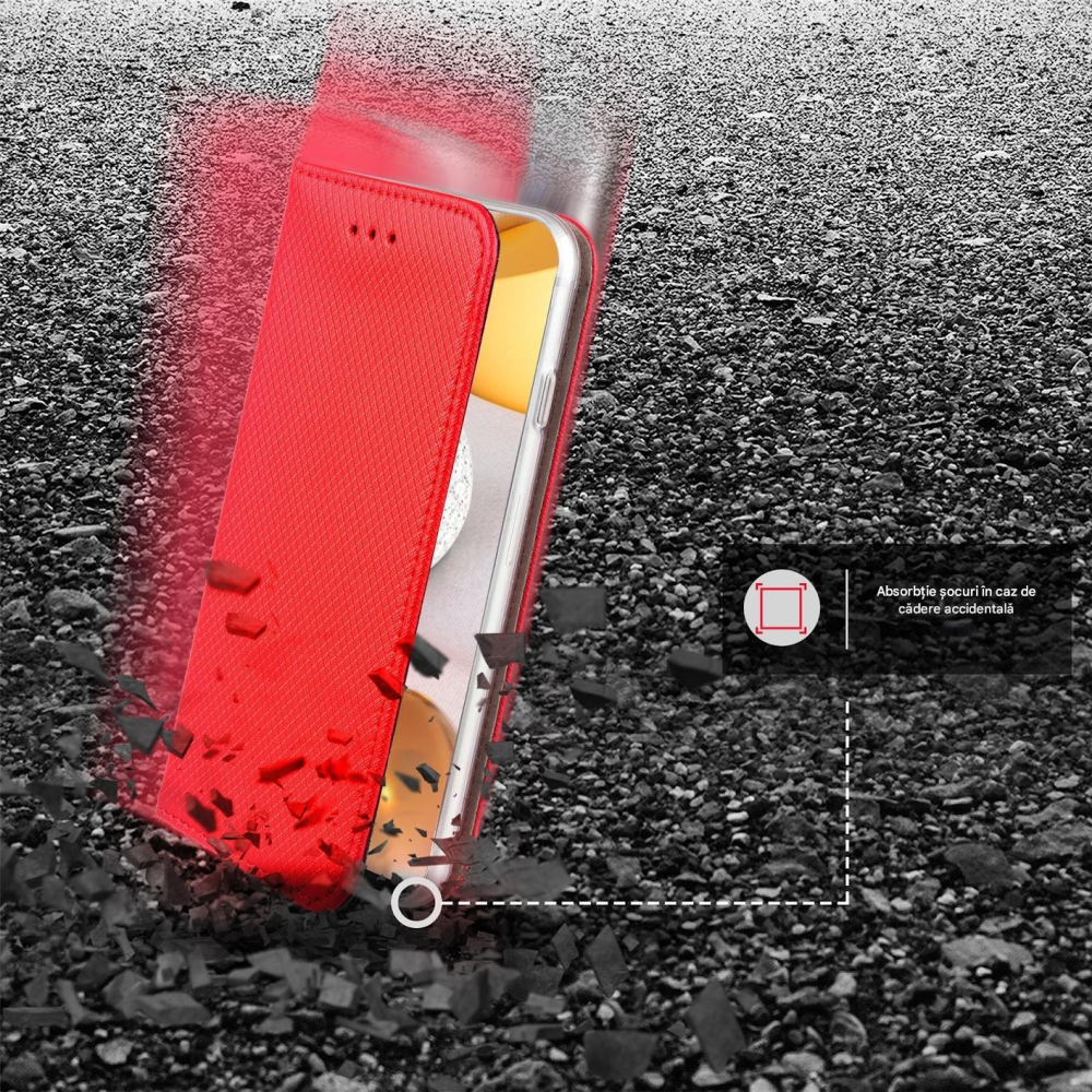 husa tip carte samsung A54 5g a546  rosu [4]