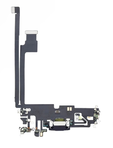 Iphone - Banda Flex Incarcare pentru Iphone 12 pro max negru mufa incarcare