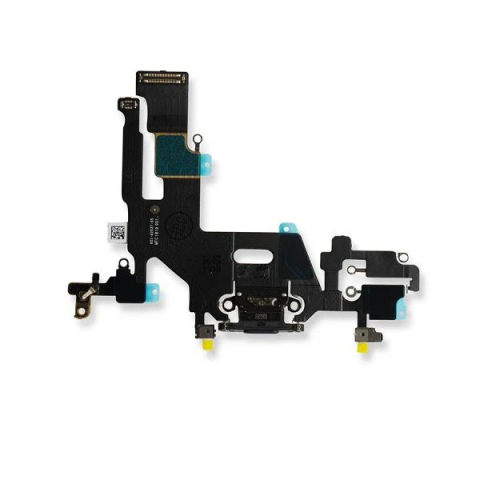 Iphone - Banda Flex Incarcare pentru Iphone 11 negru mufa incarcare