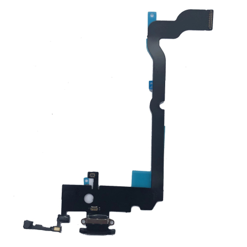Componente Gsm - Banda Flex Incarcare pentru Iphone xs max negru black mufa incarcare