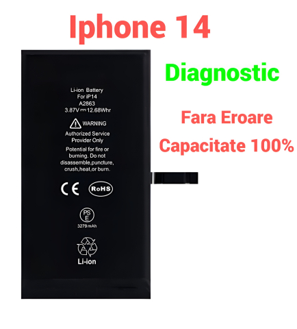 Acumulatori / Baterii - Baterie Compatibila Iphone 14 Diagnostic