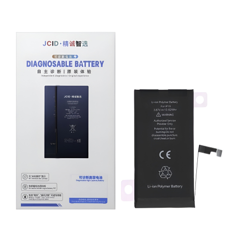 Seria 15 - Baterie Compatibila Iphone 15, Diagnostic, Capacitate Marita (3520 mAh)
