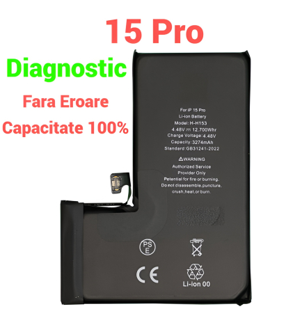 Iphone - Baterie Compatibila Iphone 15 Pro Diagnostic