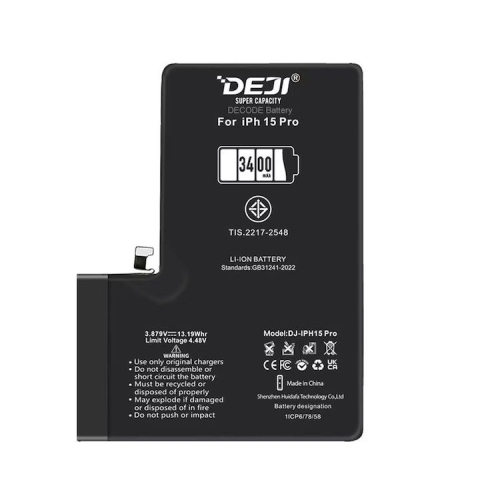 Seria 15 - Baterie Compatibila Iphone 15 Pro, Diagnostic, Capacitate Marita (3400 mAh)