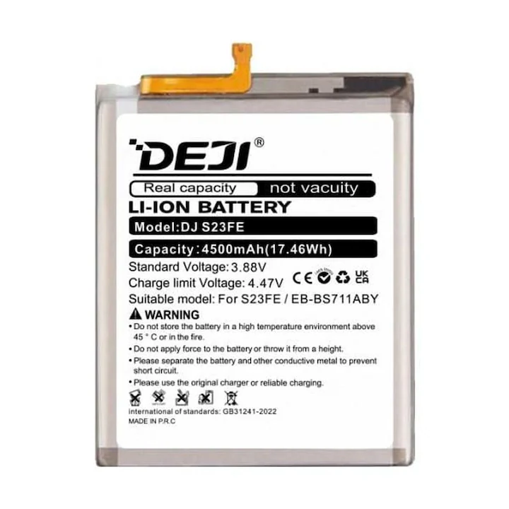 Seria S - Baterie Compatibila Samsung S23 FE (EB-BS711ABY)