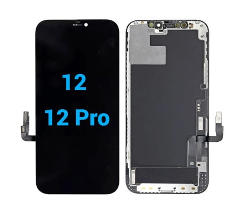 Ecrane / Display - Ecran display lcd apple iphone incell hd hd+ fhd premium negru jhx 12 pro
