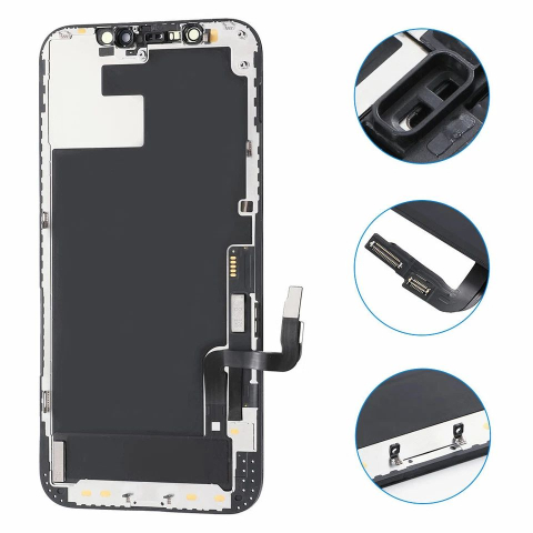 Ecran display lcd apple iphone soft oled premium negru jhx 12 pro [1]