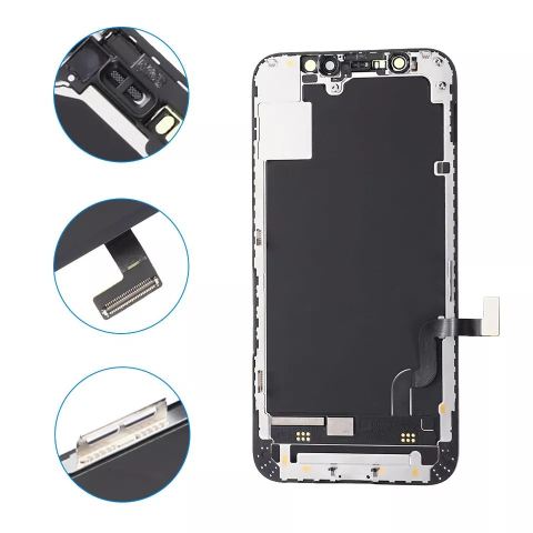 Ecran display lcd apple iphone incell hd hd+ fhd premium negru jhx 12 mini [3]