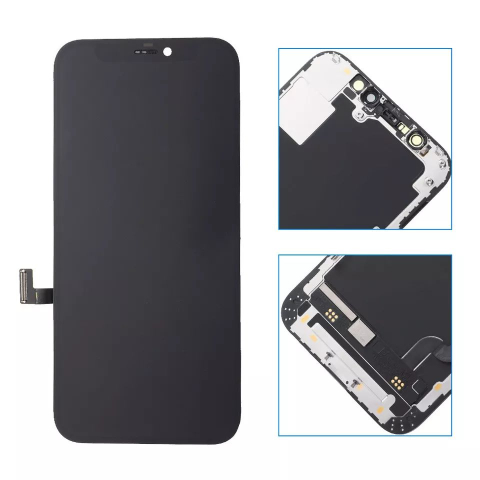 Ecran display lcd apple iphone incell hd hd+ fhd premium negru jhx 12 mini [2]