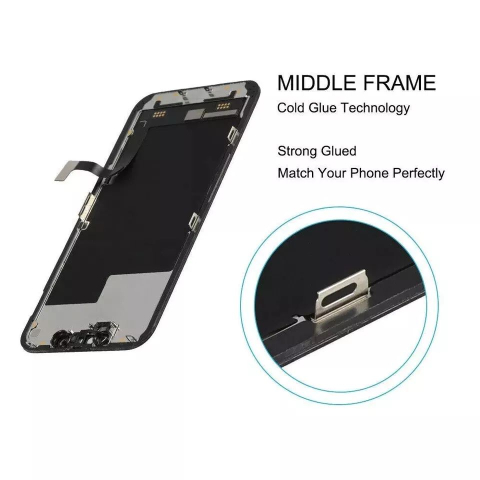 Ecran display lcd apple iphone incell hd hd+ fhd premium negru jhx 13 mini [1]