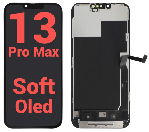 Seria 13 - Ecran display lcd apple iphone soft oled premium negru jhx 13 pro max
