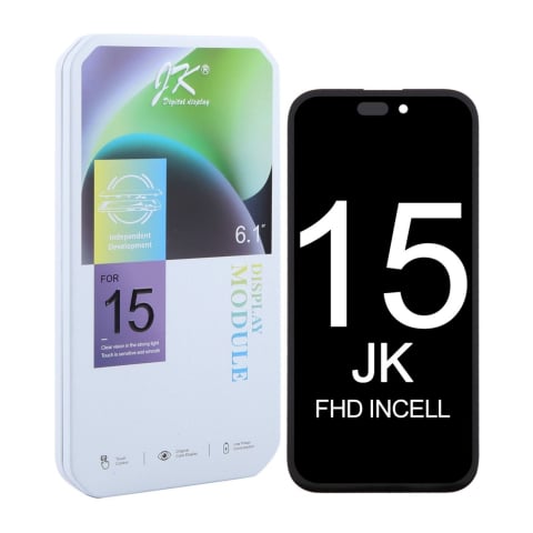 Seria 15 - Display Ecran Lcd pentru Iphone 15 Incell JK (FullHD) Negru