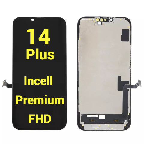 Ecrane / Display - Ecran display lcd apple iphone incell hd hd+ fhd premium negru jhx 14 plus