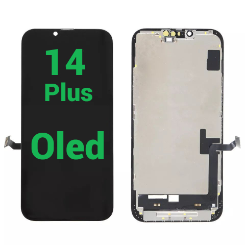 Ecrane / Display - Ecran display lcd apple iphone incell hd hd+ fhd premium negru jhx 14 plus