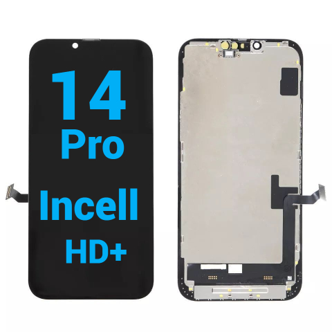 Ecrane / Display - Ecran display lcd apple iphone incell hd hd+ fhd premium negru jhx 14 pro