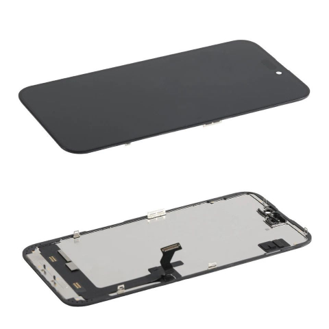 Ecran display lcd apple iphone incell hd hd+ fhd premium negru 15 plus [4]