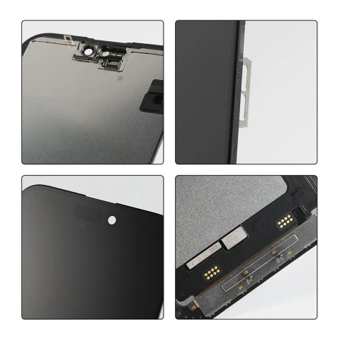 Ecran display lcd apple iphone incell hd hd+ fhd premium negru 15 plus [1]