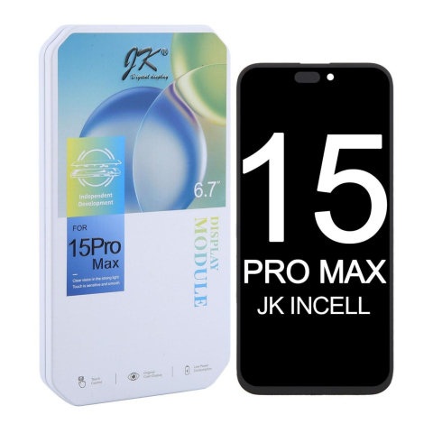 Seria 15 - Display Ecran Lcd pentru Iphone 15 Pro Max Incell JK (FullHD) Negru
