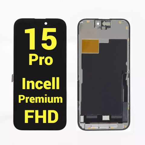 Seria 15 - Ecran display lcd apple iphone incell hd hd+ fhd premium negru 15 pro