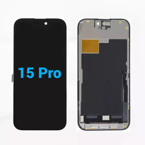 Ecrane / Display - Ecran display lcd apple iphone incell hd hd+ fhd premium negru 15 pro