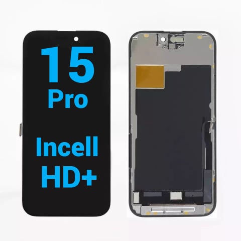 Seria 15 - Ecran display lcd apple iphone incell hd hd+ fhd premium negru 15 pro