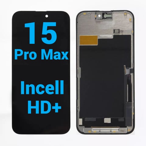 Seria 15 - Ecran display lcd apple iphone incell hd hd+ fhd premium negru 15 pro max