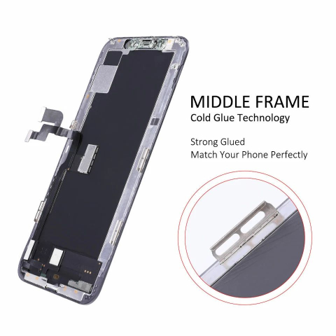 Ecran display lcd apple iphone incell hd hd+ fhd premium negru jhx xs [1]