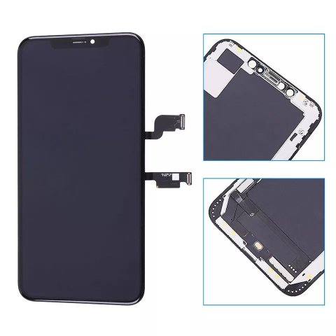 Ecran display lcd apple iphone incell hd hd+ fhd premium negru jhx xs max [2]