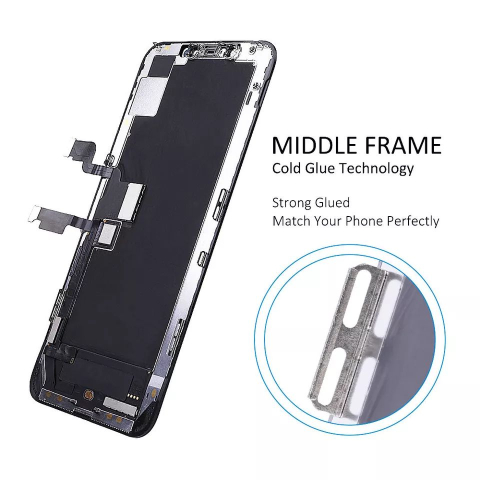 Ecran display lcd apple iphone incell hd hd+ fhd premium negru jhx xs max [3]