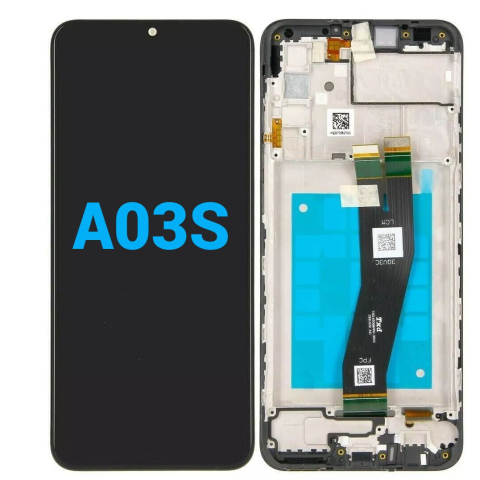 Ecrane / Display - Ecran display lcd samsung galaxy negru  a03s a037 cu rama