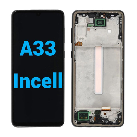 Ecrane / Display - Ecran display lcd samsung galaxy negru a33 5g a336 incell cu rama