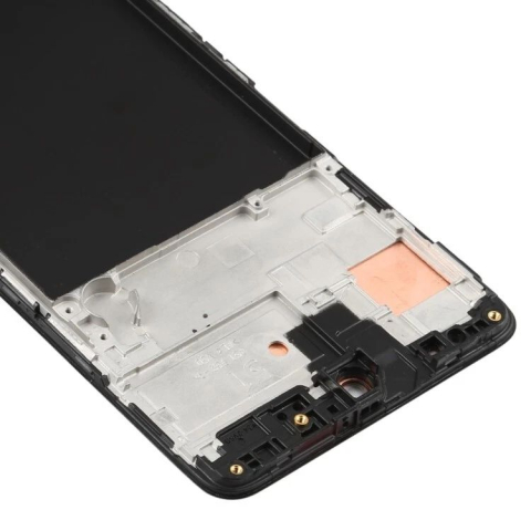 Display Ecran Lcd pentru Samsung A51 (A515) Oled Negru cu Rama (Dimensiune originala) [1]