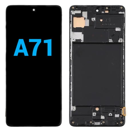 Samsung - Display Ecran Lcd pentru Samsung A71 (A715) Incell Negru cu Rama